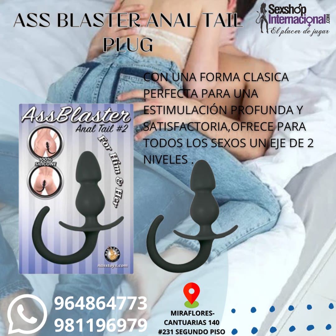 VARITA DILATADOR ANAL-DE SILICONA ASS BLASTER - PAREJAS-SEXSHOP LIMA 971890151